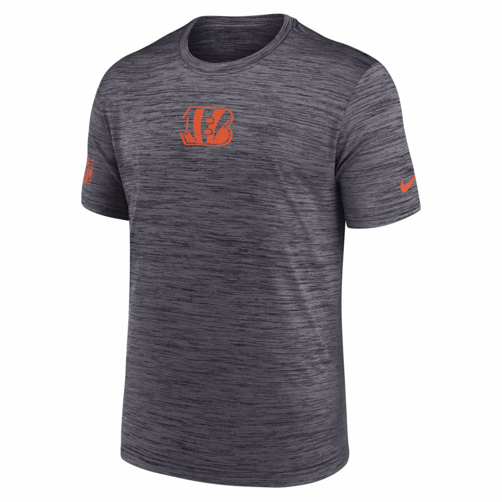 Cincinnati Bengals Big & Tall Sideline Velocity Performance T-Shirt Black | Nike for Sale