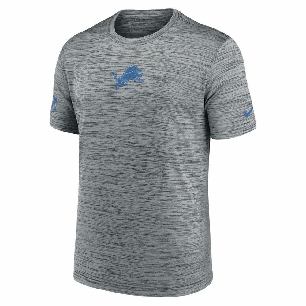 Detroit Lions Big & Tall Sideline Velocity Performance T-Shirt Gray | Nike for Sale