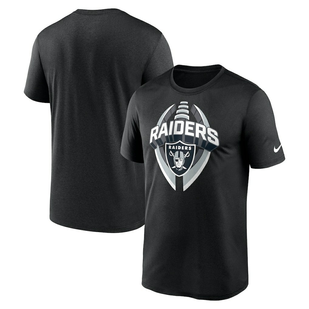 Las Vegas Raiders Big & Tall Primetime Legend Icon Performance T-Shirt Black | Nike for Sale