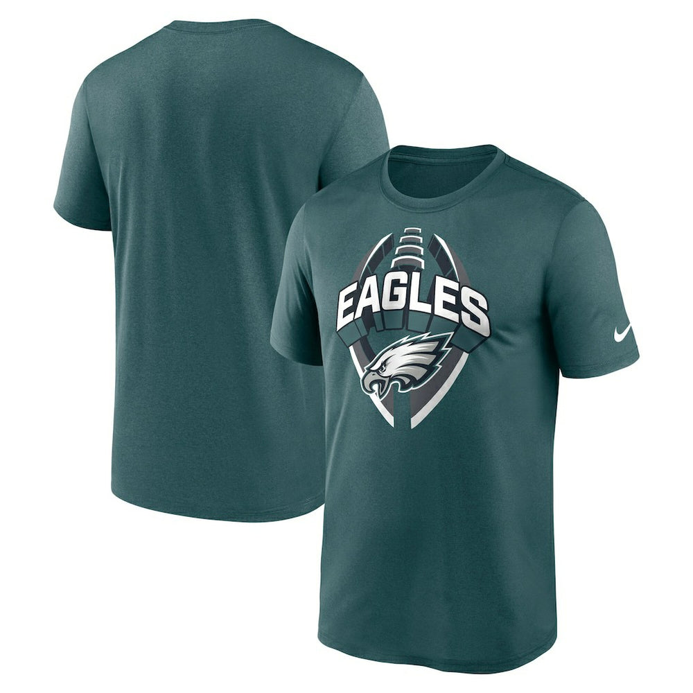 Philadelphia Eagles Big & Tall Primetime Legend Icon Performance T-Shirt Midnight Green | Nike for Sale