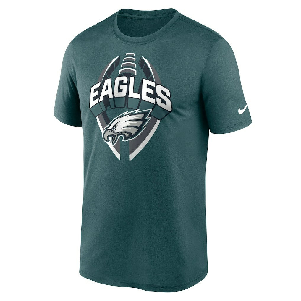 Philadelphia Eagles Big & Tall Primetime Legend Icon Performance T-Shirt Midnight Green | Nike for Sale