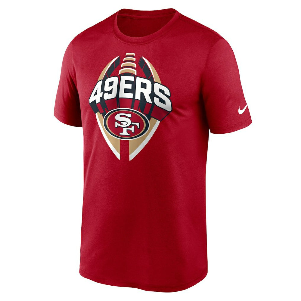 San Francisco 49ers Big & Tall Primetime Legend Icon Performance T-Shirt Scarlet | Nike for Sale