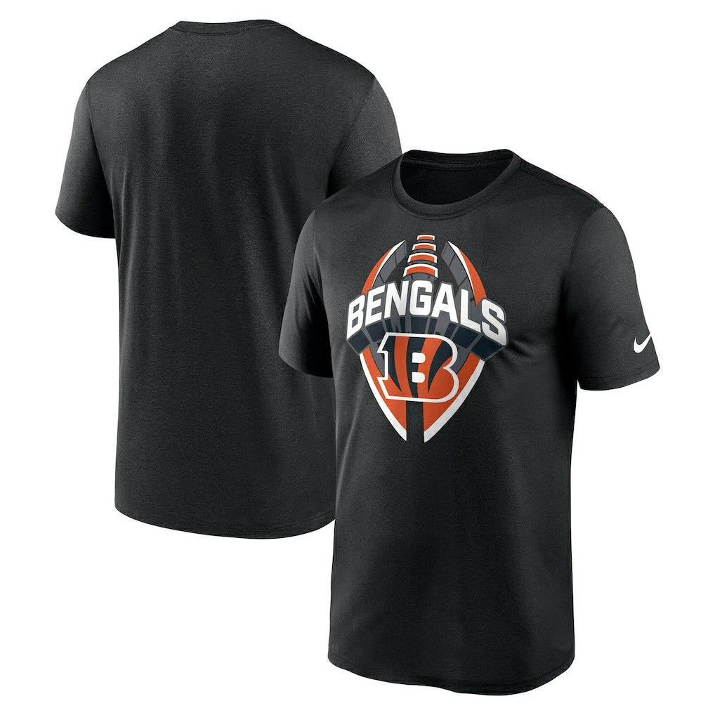 Cincinnati Bengals Big & Tall Primetime Legend Icon Performance T-Shirt Black | Nike for Sale