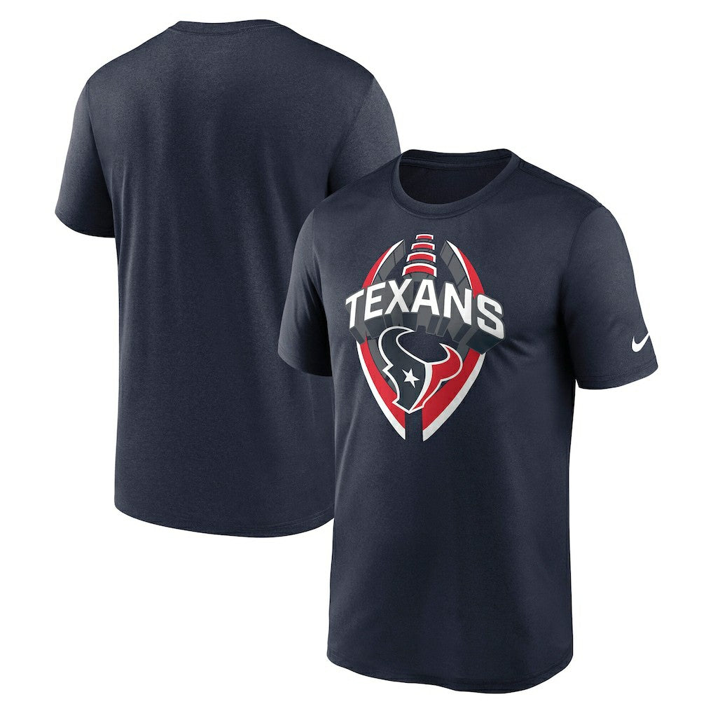 Houston Texans Big & Tall Primetime Legend Icon Performance T-Shirt Navy | Nike for Sale