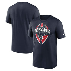 Houston Texans Big & Tall Primetime Legend Icon Performance T-Shirt Navy | Nike for Sale