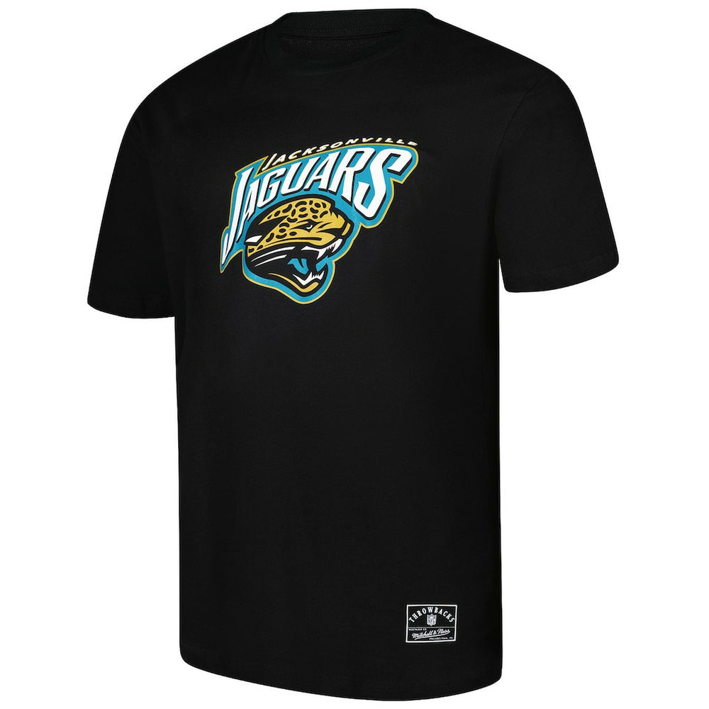 Jacksonville Jaguars Classic Crew Neck T-Shirt Black | Mitchell & Ness