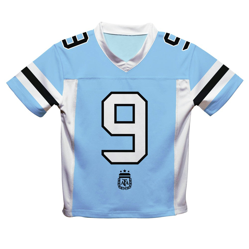 Julián Álvarez Argentina National Team Vive La Fete Football Jersey Light Blue - FIFA World CUP