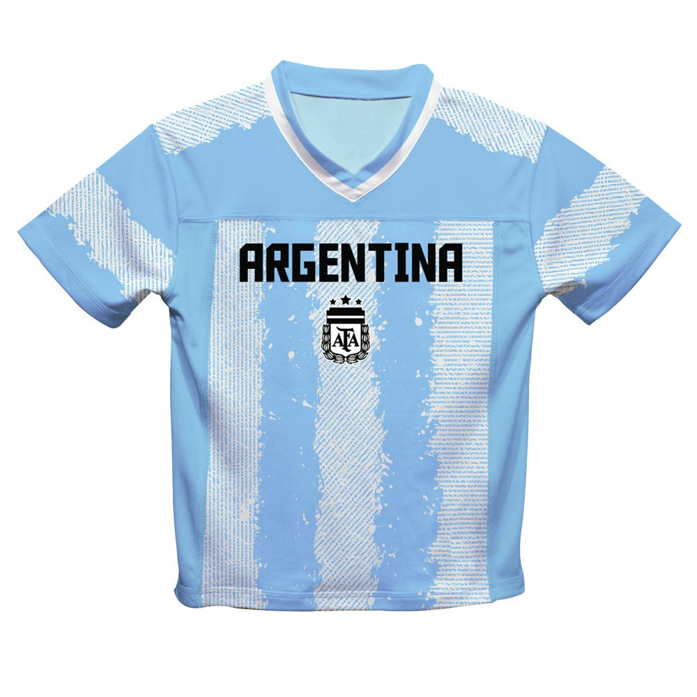 Julián Álvarez Argentina National Team Vive La Fete Football Jersey Light Blue - FIFA World CUP