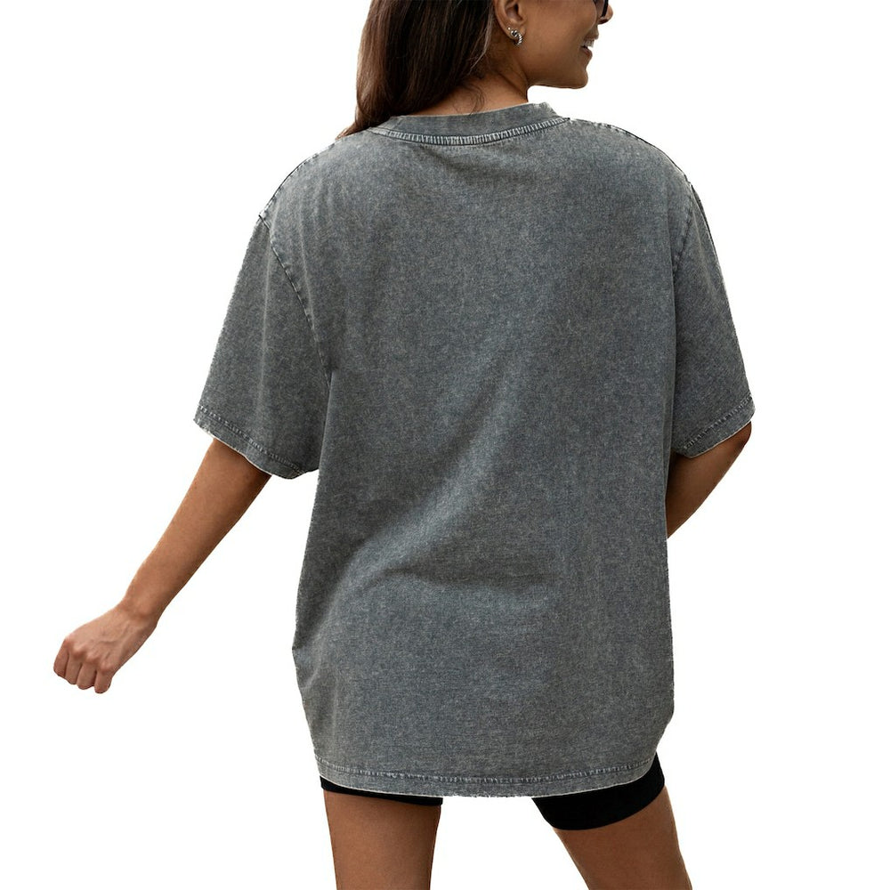 Buffalo Bills Gameday Couture Women's Throwback Oversized Snow Wash T-Shirt Grey | NFL