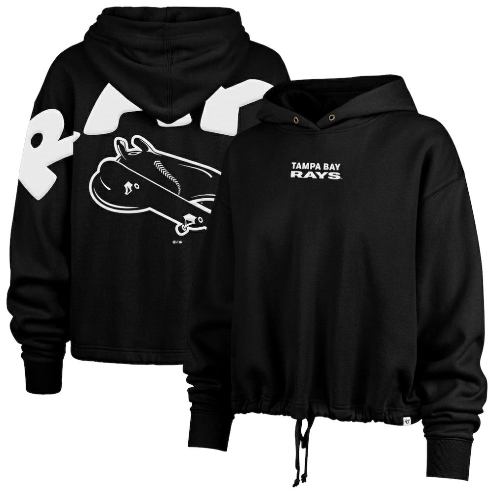 Tampa Bay Rays '47 Women's City Connect Venice Cropped Pullover Hoodie - MLB