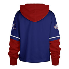 Atlanta Braves '47 Women's City Connect Shortstop Cropped Pullover Hoodie - MLB