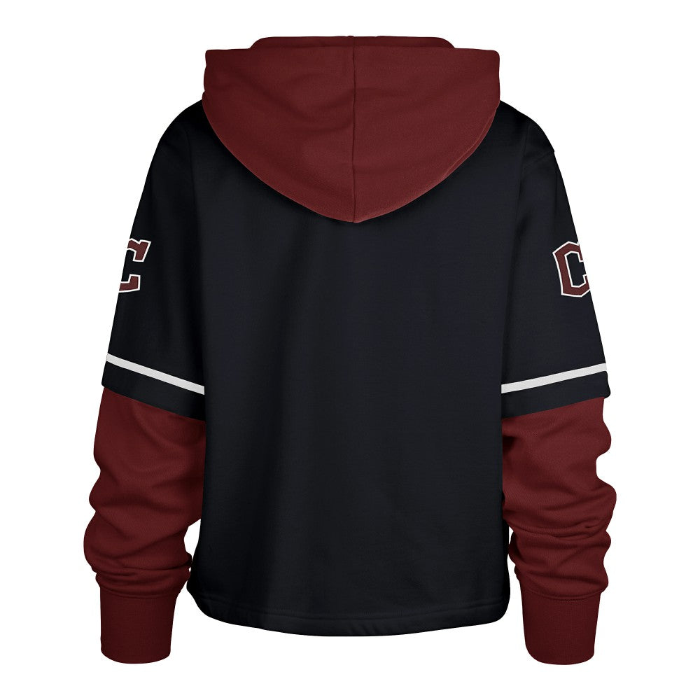 Cleveland Guardians '47 Women's City Connect Shortstop Cropped Pullover Hoodie - MLB