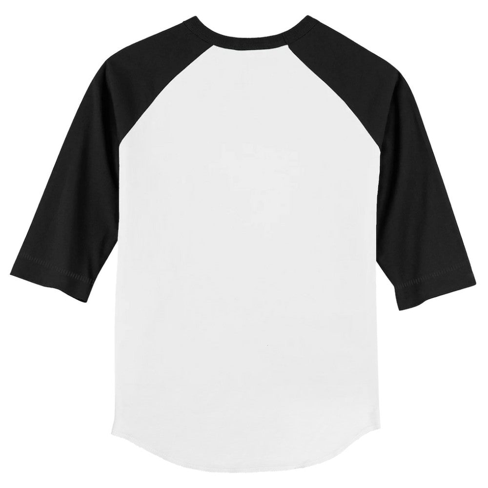 Los Angeles Dodgers Tiny Turnip Youth Logo Grid Raglan 3/4-Sleeve T-Shirt - MLB