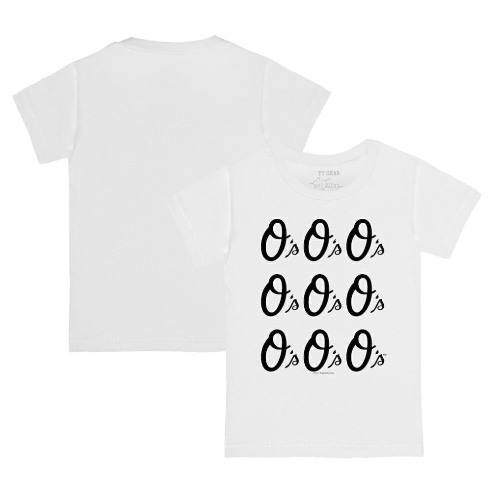 Baltimore Orioles Tiny Turnip Youth Logo Grid T-Shirt - MLB