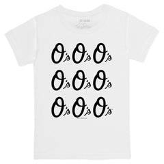 Baltimore Orioles Tiny Turnip Youth Logo Grid T-Shirt - MLB