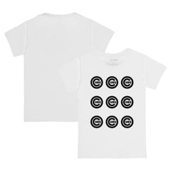 Chicago Cubs Tiny Turnip Youth Logo Grid T-Shirt - MLB