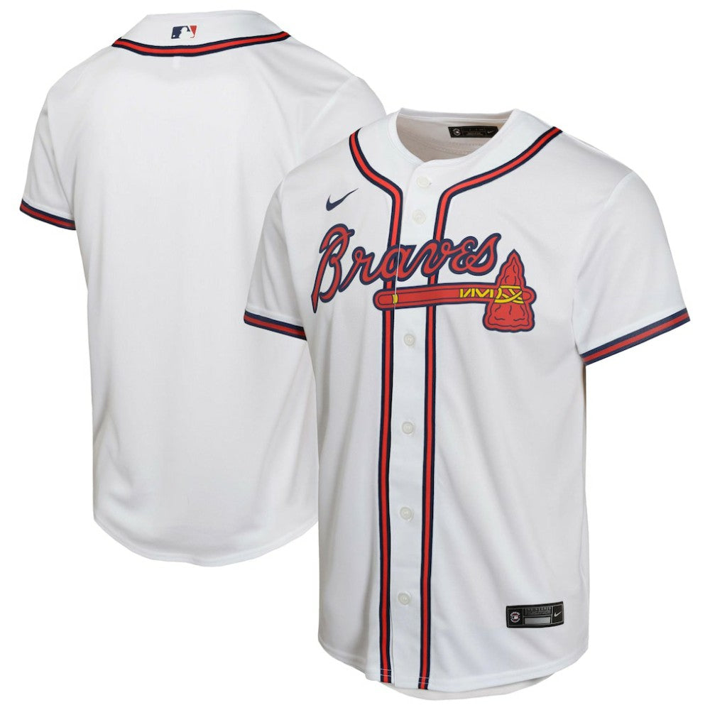 Atlanta Braves Nike Youth Home Game Jersey - MLB