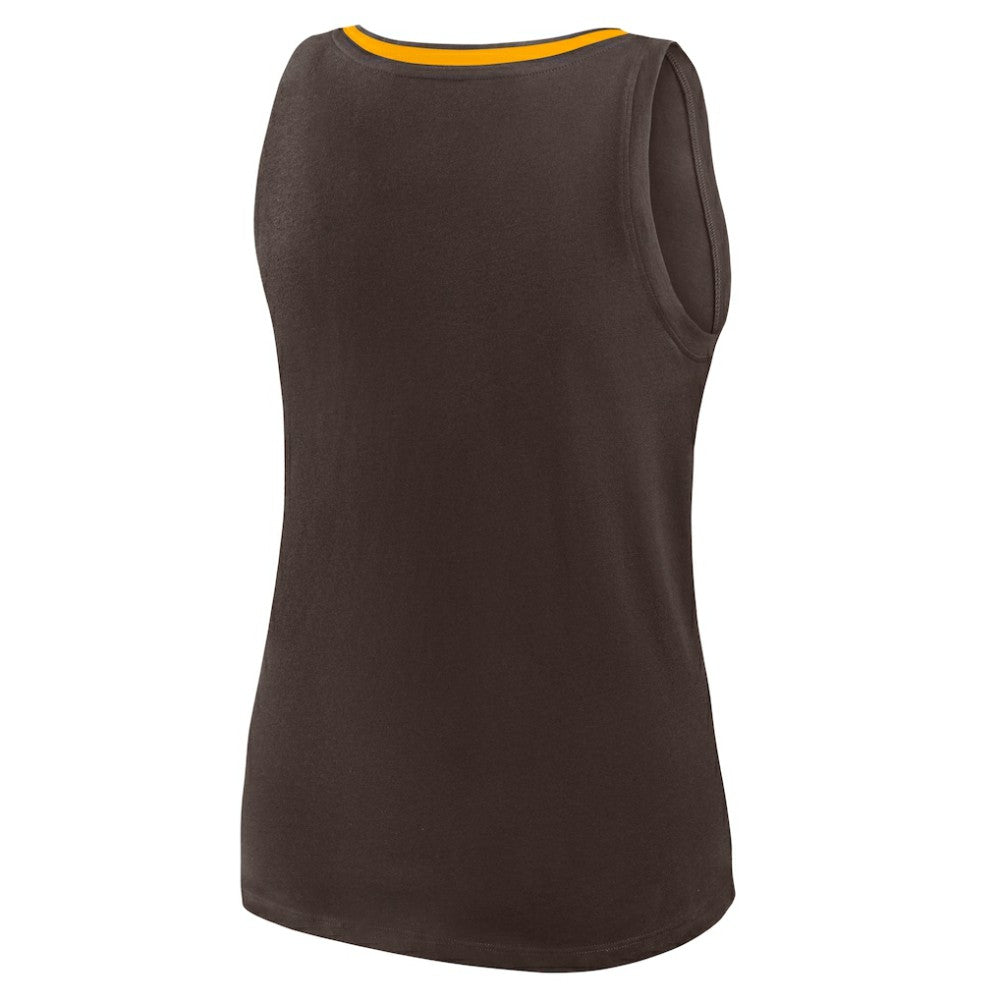 San Diego Padres Women's Plus Sized Stellar Win V-Neck Tank Top - MLB