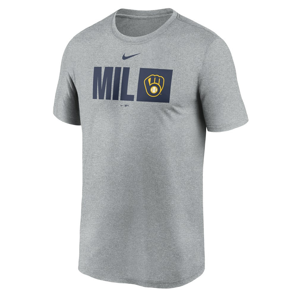 Milwaukee Brewers Nike Tricode Legend Performance T-Shirt - MLB