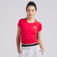 Chicago Blackhawks lululemon Women's Swiftly Tech Short-Sleeve Shirt 2.0 - True Red - NHL
