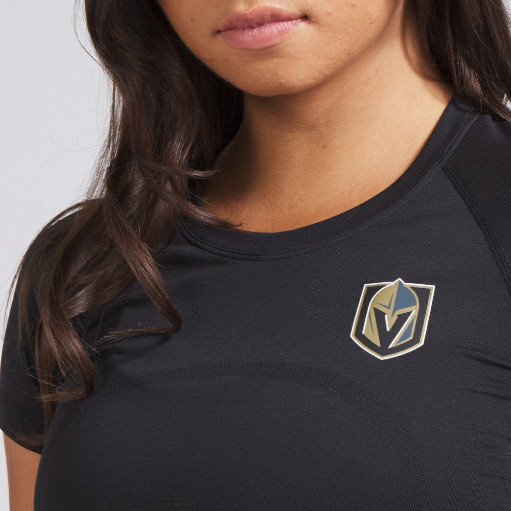 Vegas Golden Knights lululemon Women's Swiftly Tech Short-Sleeve Shirt 2.0 - Black - NHL