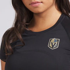Vegas Golden Knights lululemon Women's Swiftly Tech Short-Sleeve Shirt 2.0 - Black - NHL