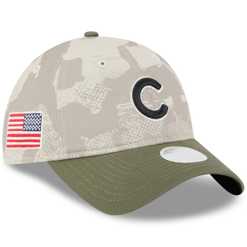 Chicago Cubs New Era Women's 2025 Armed Forces Day 9TWENTY Adjustable Hat - MLB