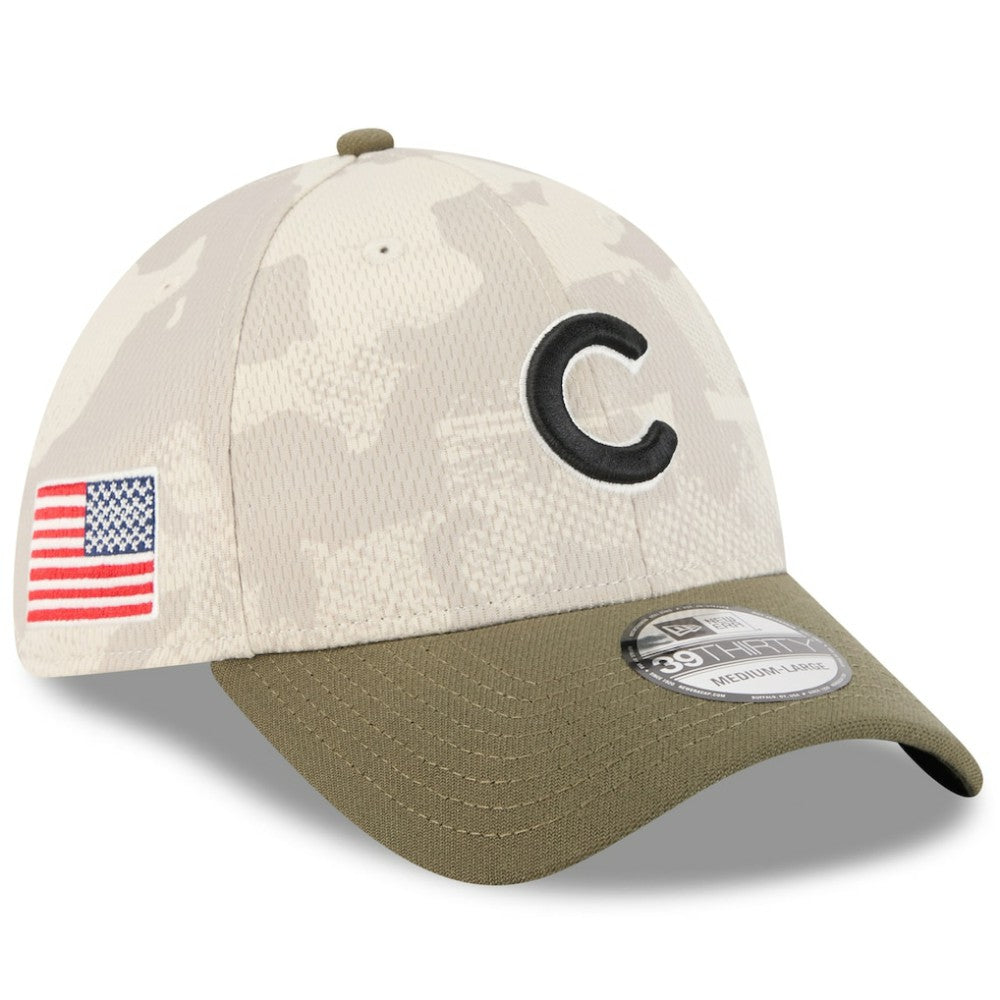 Chicago Cubs New Era 2025 Armed Forces Day 39THIRTY Flex Hat - MLB
