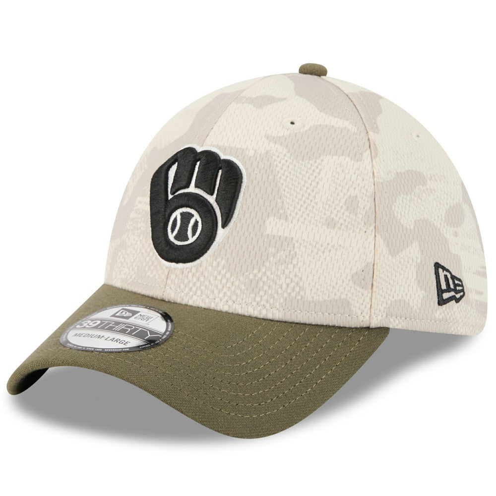 Milwaukee Brewers New Era 2025 Armed Forces Day 39THIRTY Flex Hat - MLB