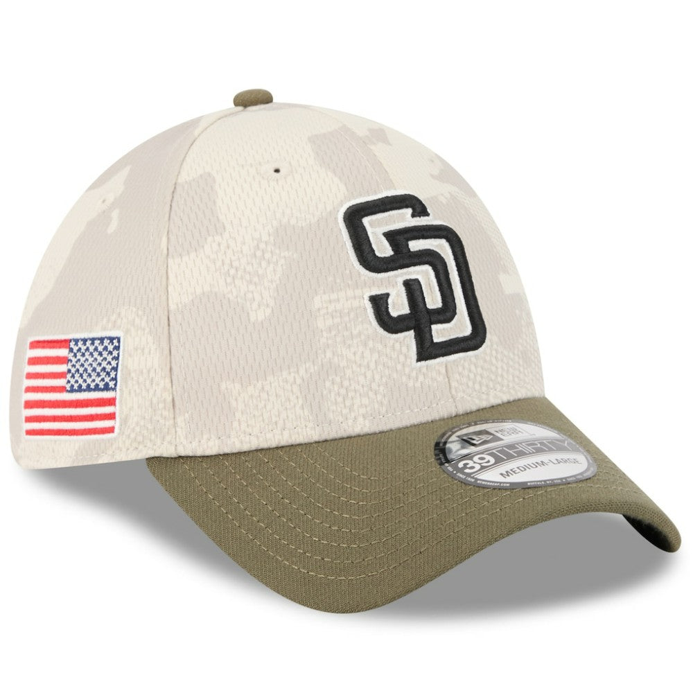 San Diego Padres New Era 2025 Armed Forces Day 39THIRTY Flex Hat - MLB