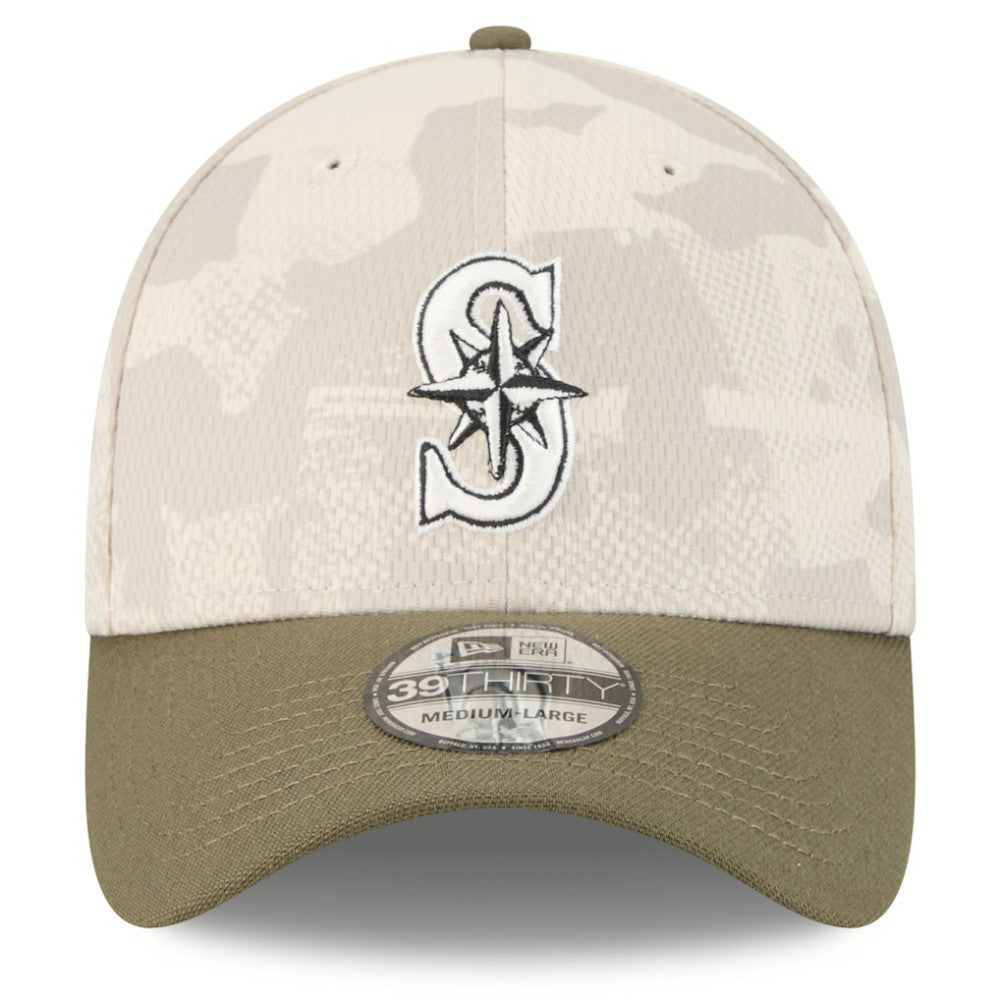 Seattle Mariners New Era 2025 Armed Forces Day 39THIRTY Flex Hat - MLB