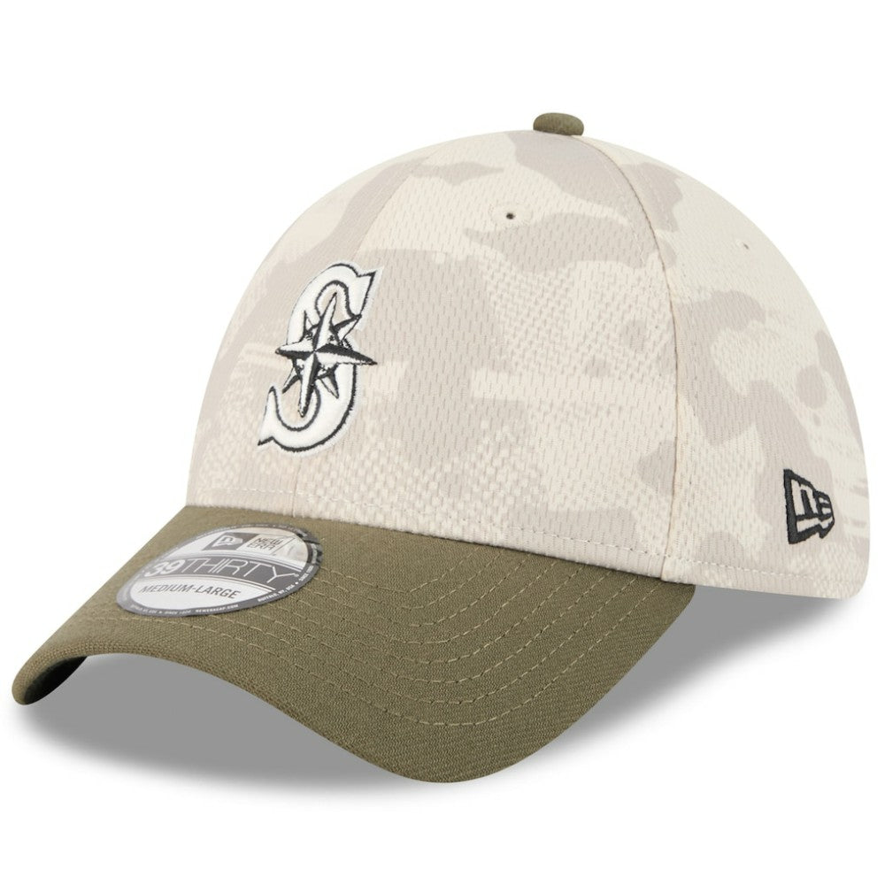 Seattle Mariners New Era 2025 Armed Forces Day 39THIRTY Flex Hat - MLB