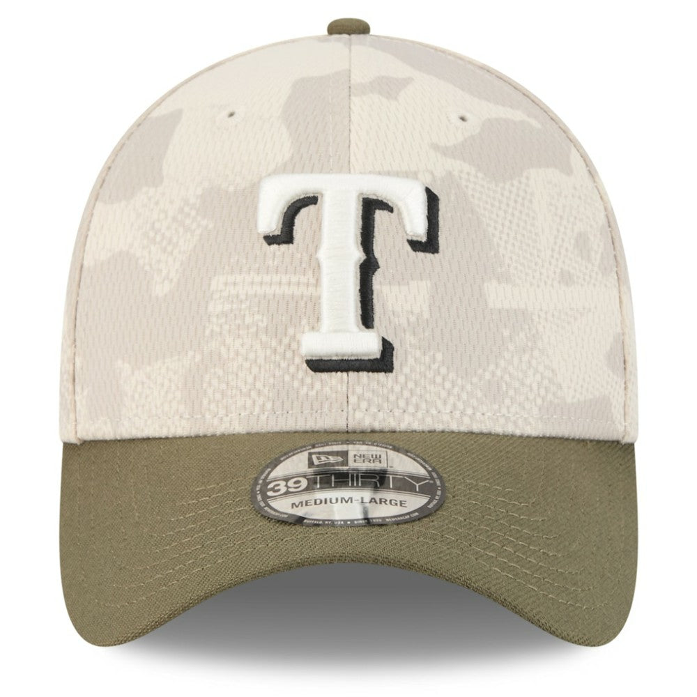 Texas Rangers New Era 2025 Armed Forces Day 39THIRTY Flex Hat - MLB