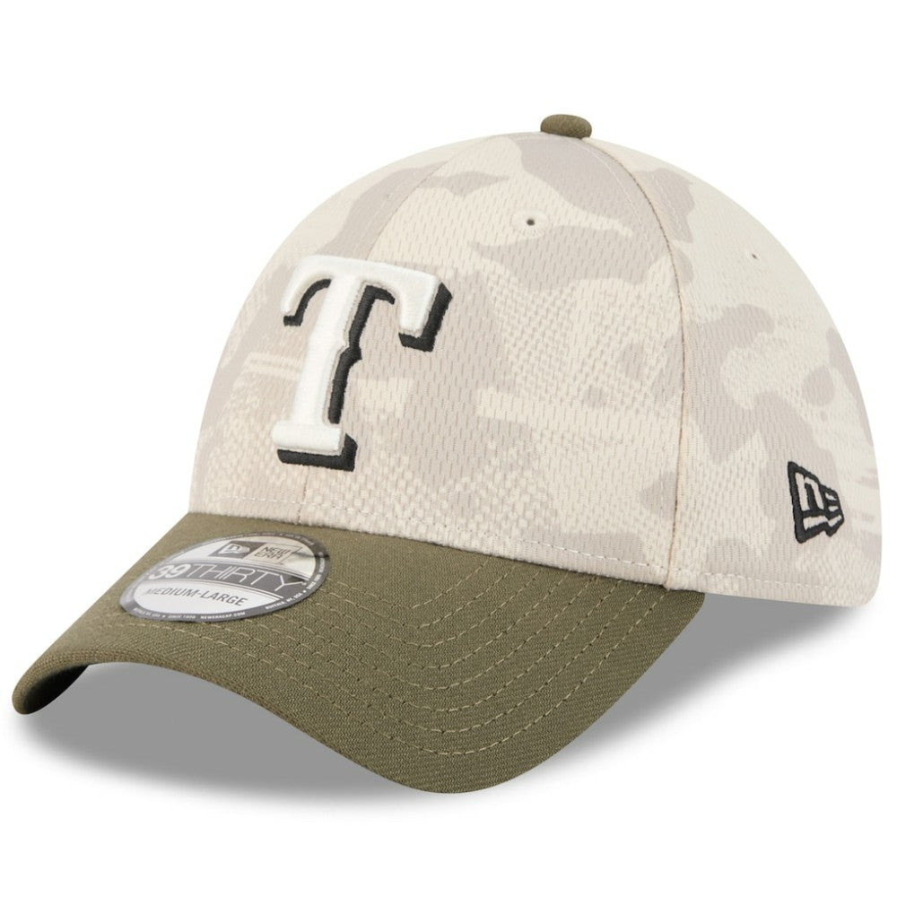 Texas Rangers New Era 2025 Armed Forces Day 39THIRTY Flex Hat - MLB
