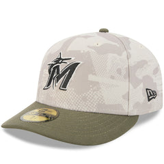 Miami Marlins New Era 2025 Armed Forces Day 59FIFTY Fitted Hat - MLB