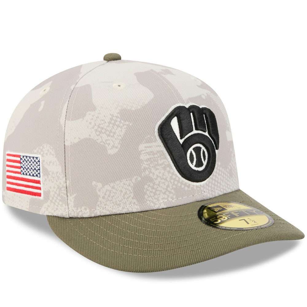 Milwaukee Brewers New Era 2025 Armed Forces Day 59FIFTY Fitted Hat - MLB