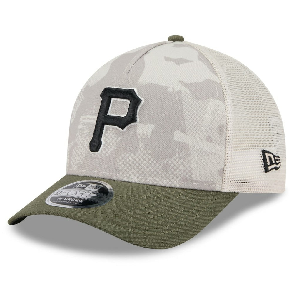 Pittsburgh Pirates New Era 2025 Armed Forces Day 9FORTY M-Crown A-Frame Adjustable Hat - MLB