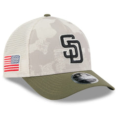 San Diego Padres New Era 2025 Armed Forces Day 9FORTY M-Crown A-Frame Adjustable Hat - MLB