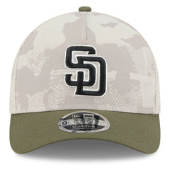 San Diego Padres New Era 2025 Armed Forces Day 9FORTY M-Crown A-Frame Adjustable Hat - MLB