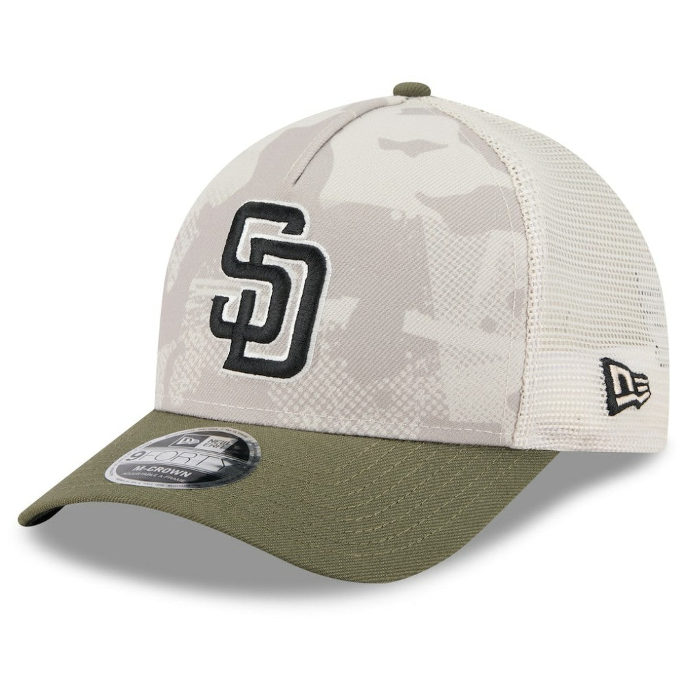 San Diego Padres New Era 2025 Armed Forces Day 9FORTY M-Crown A-Frame Adjustable Hat - MLB
