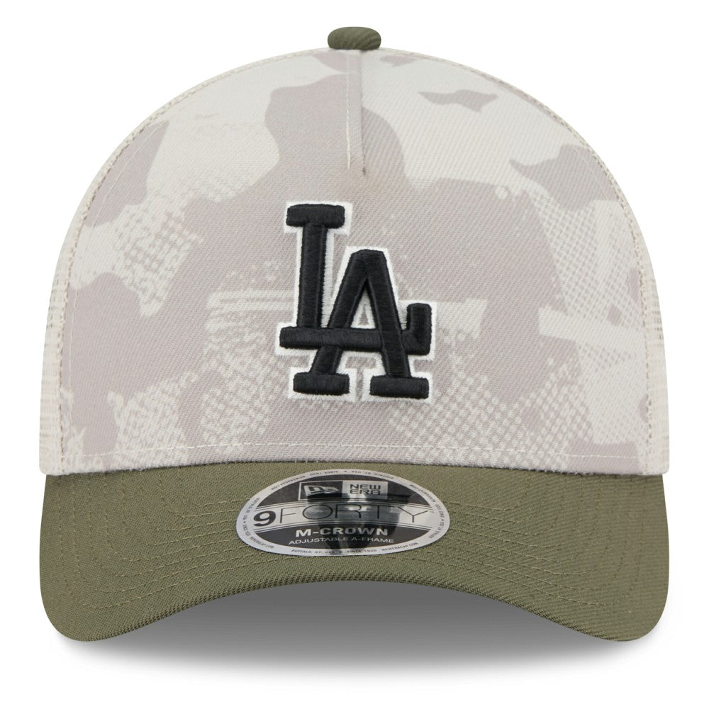 Los Angeles Dodgers New Era 2025 Armed Forces Day 9FORTY M-Crown A-Frame Adjustable Hat - MLB