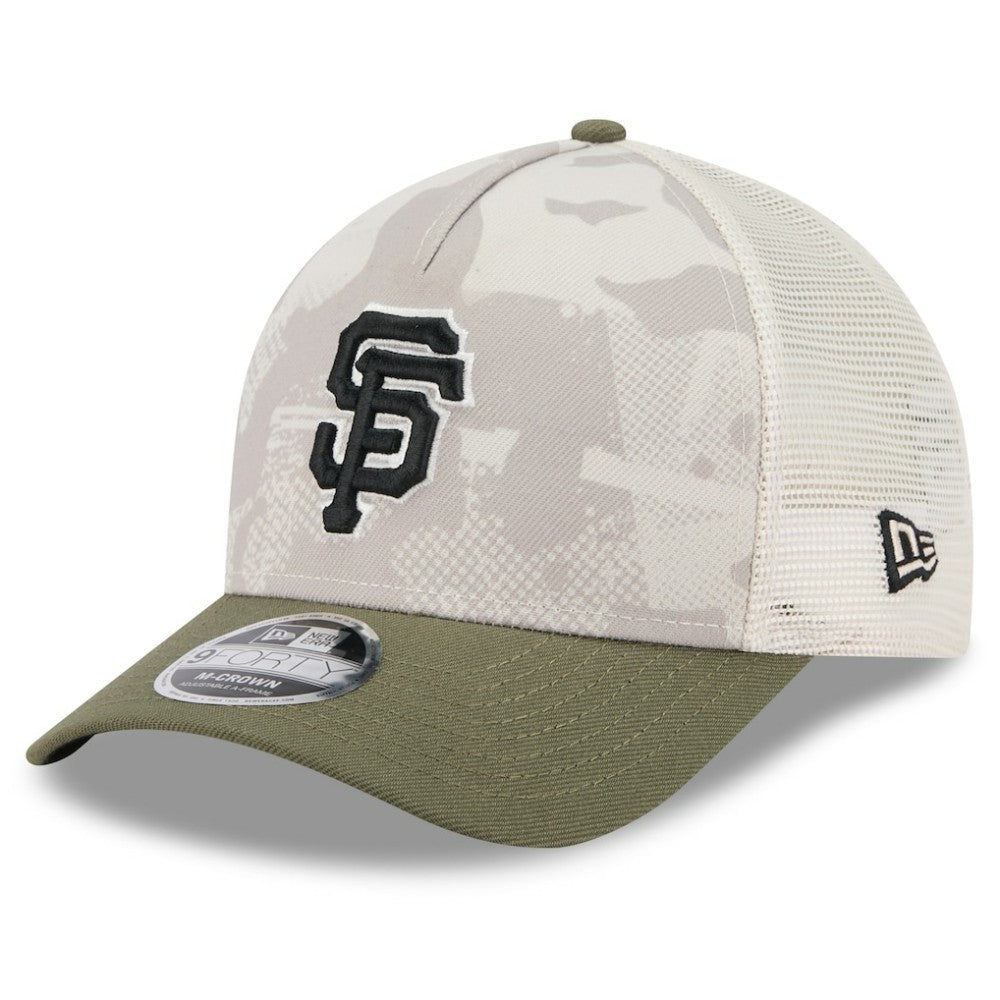 San Francisco Giants New Era 2025 Armed Forces Day 9FORTY M-Crown A-Frame Adjustable Hat - MLB