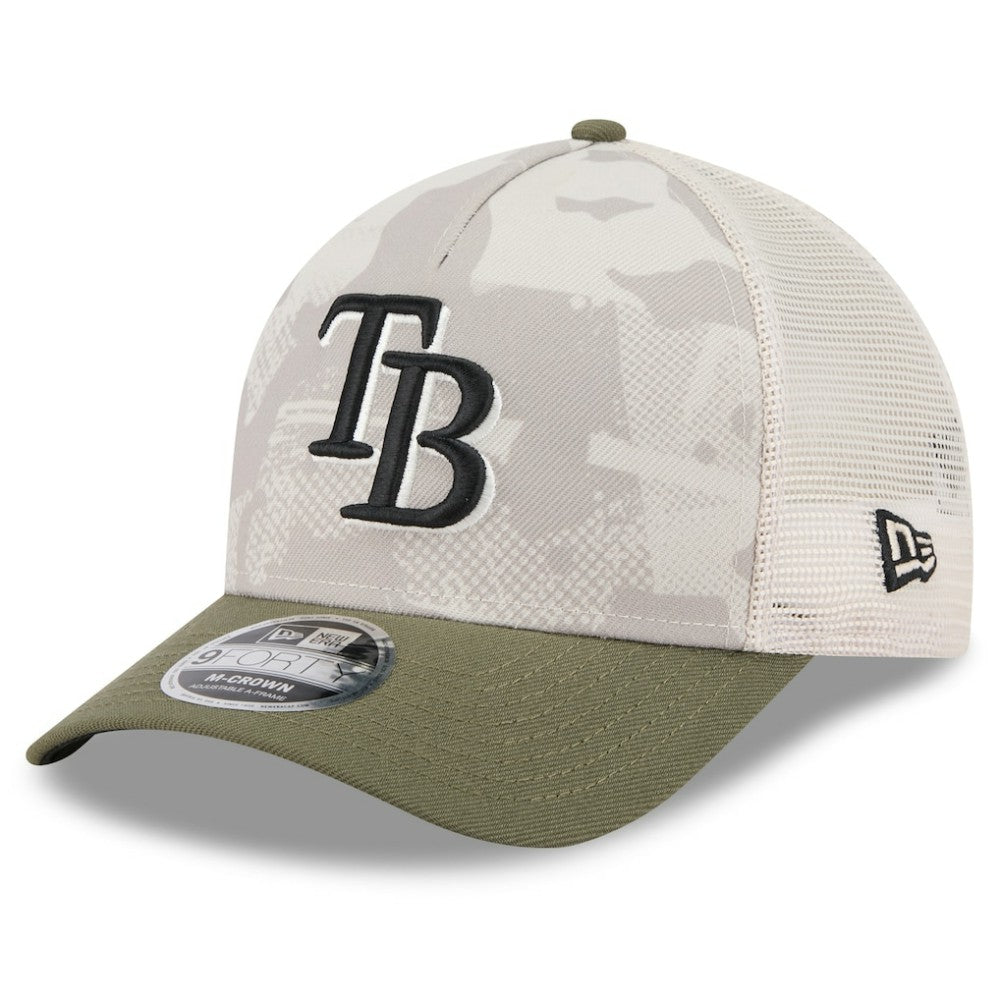 Tampa Bay Rays New Era 2025 Armed Forces Day 9FORTY M-Crown A-Frame Adjustable Hat - MLB