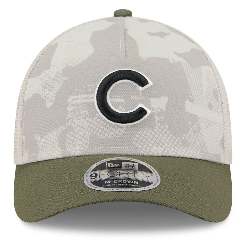 Chicago Cubs New Era 2025 Armed Forces Day 9FORTY M-Crown A-Frame Adjustable Hat - MLB