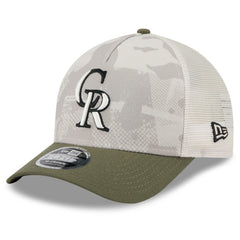 Colorado Rockies New Era 2025 Armed Forces Day 9FORTY M-Crown A-Frame Adjustable Hat - MLB
