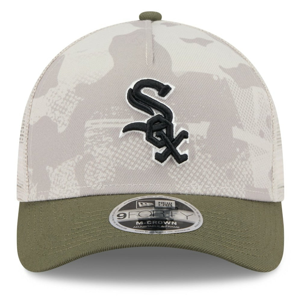 Chicago White Sox New Era 2025 Armed Forces Day 9FORTY M-Crown A-Frame Adjustable Hat - MLB