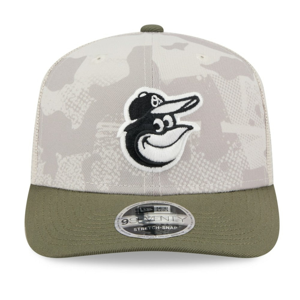 Baltimore Orioles New Era 2025 Armed Forces Day 9SEVENTY Stretch-Snap Hat - MLB