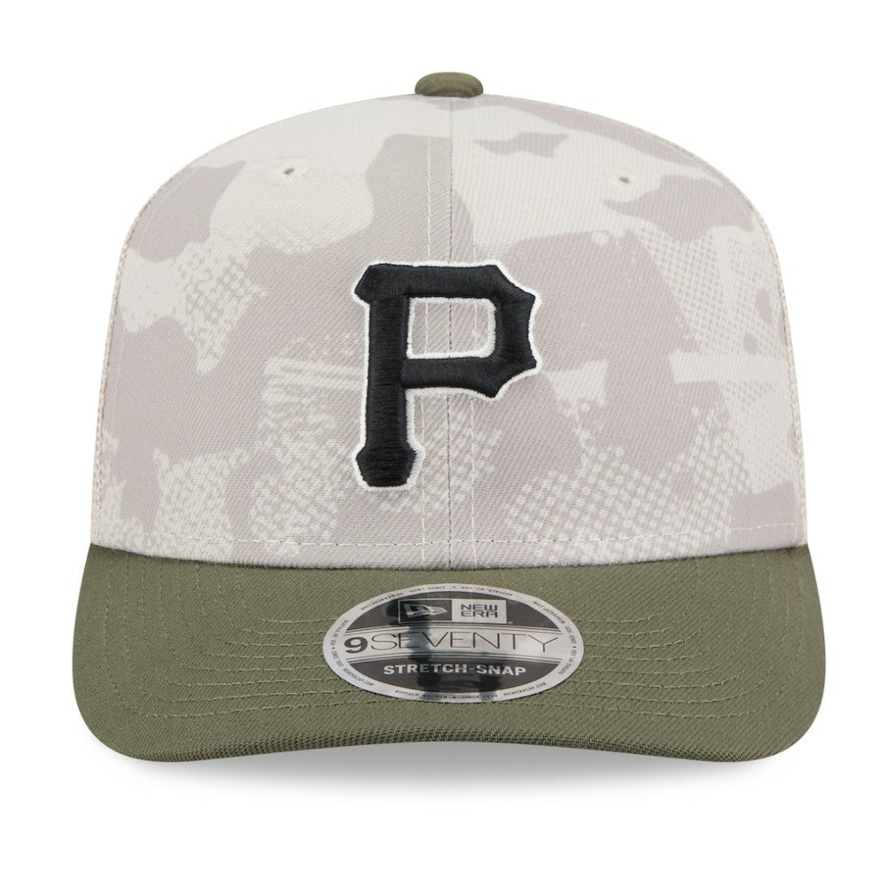 Pittsburgh Pirates New Era 2025 Armed Forces Day 9SEVENTY Stretch-Snap Hat - MLB