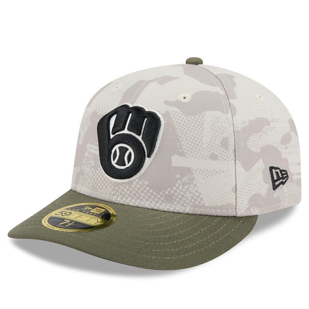 Milwaukee Brewers New Era 2025 Armed Forces Day Low Profile 59FIFTY Fitted Hat - MLB