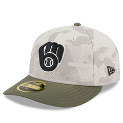 Milwaukee Brewers New Era 2025 Armed Forces Day Low Profile 59FIFTY Fitted Hat - MLB